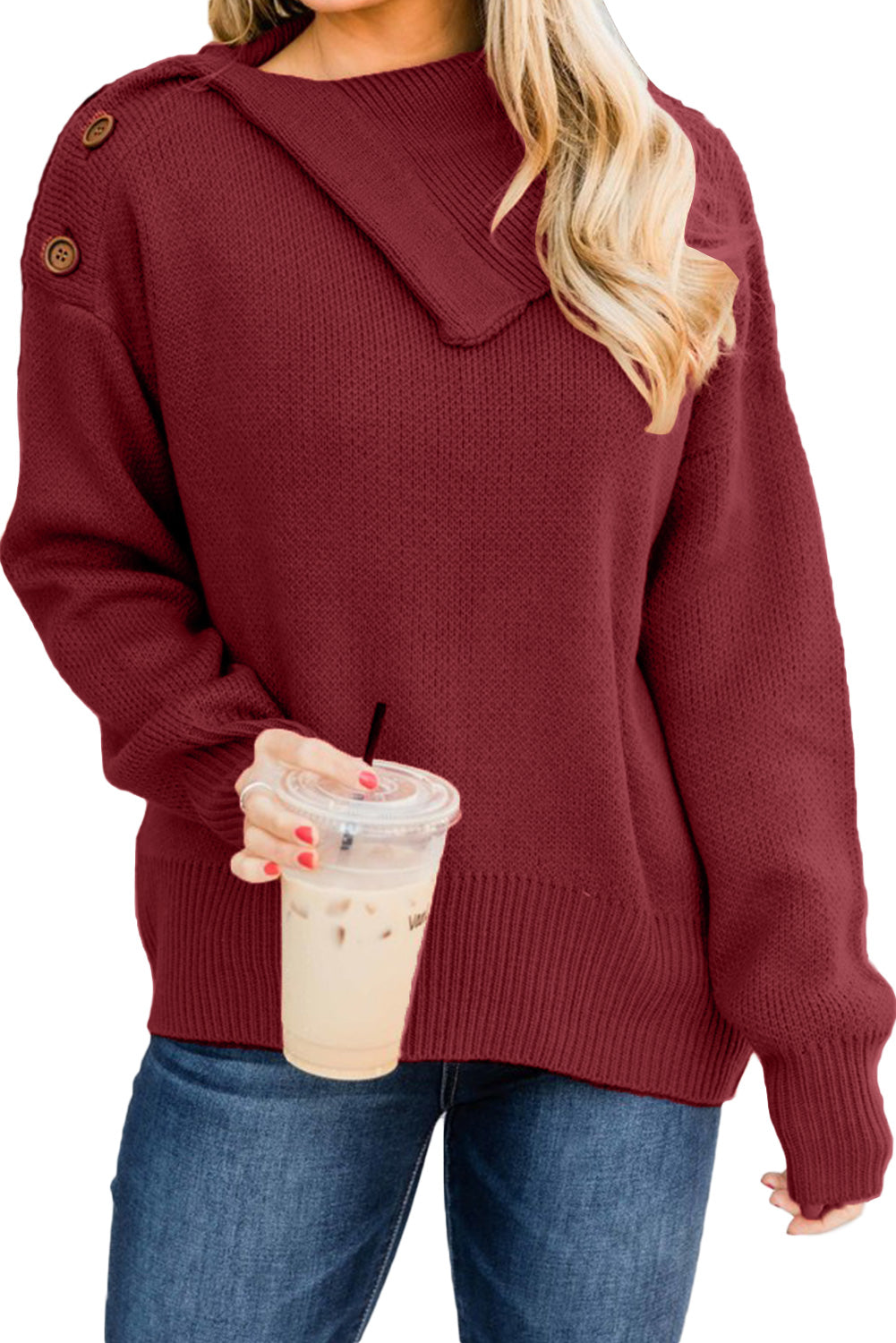 Pull au design réfléchi