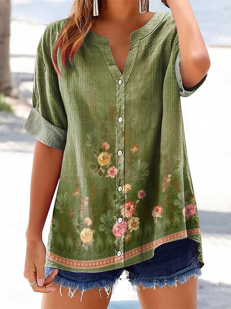 Chemise au style vintage intemporel