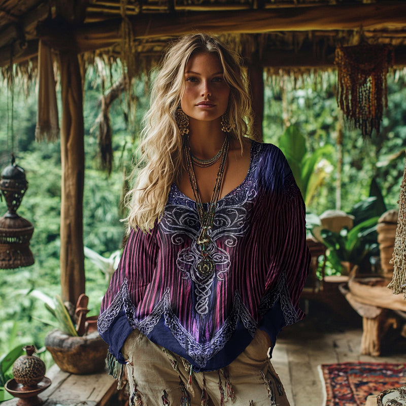Chemise au design réfléchi