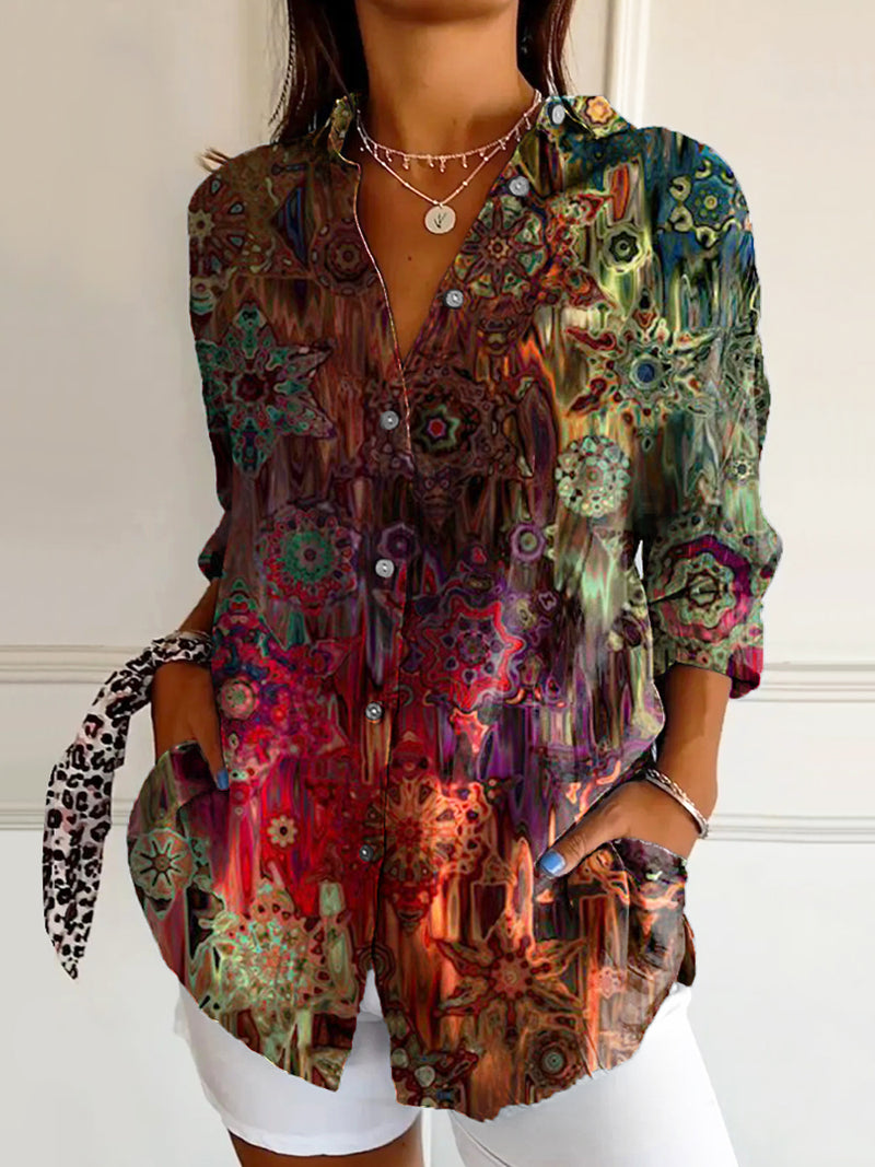 Chemise au style vintage intemporel