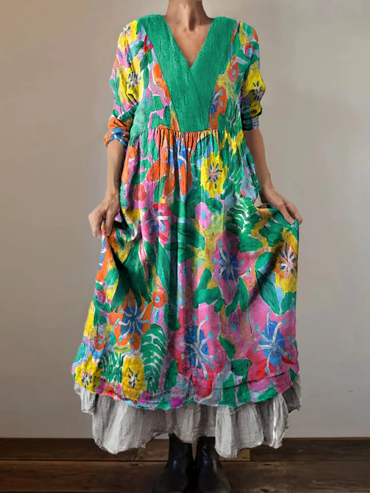 Robe au style vintage intemporel