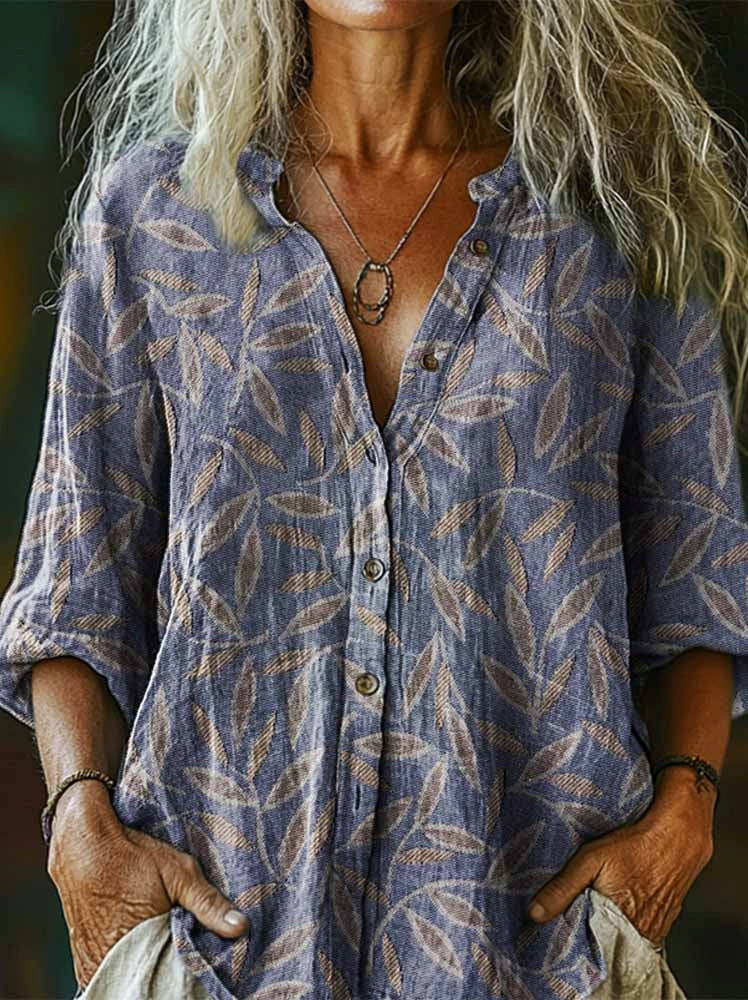 Chemise au style vintage intemporel