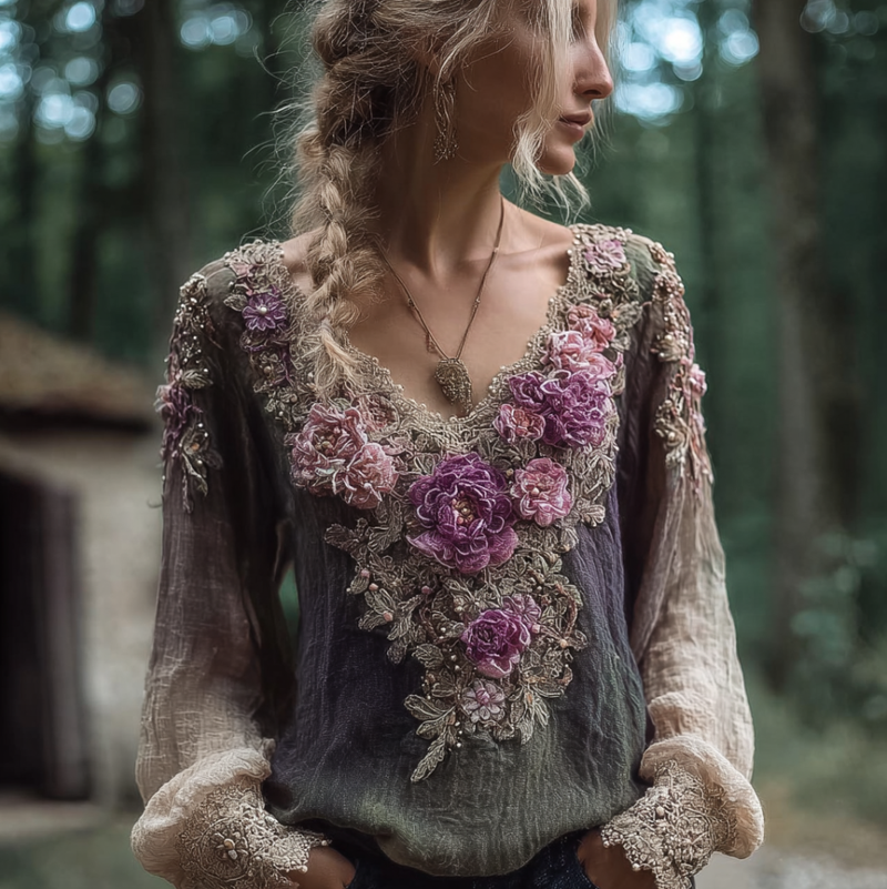 Haut inspiration vintage