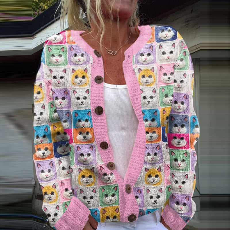 Cardigan au design réfléchi