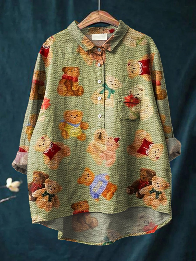 Chemise au style vintage intemporel
