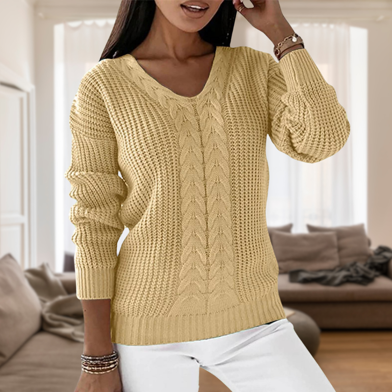 Pull au design réfléchi