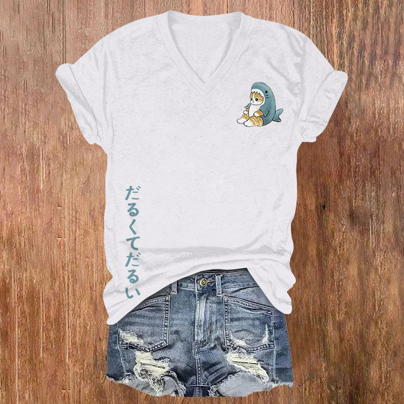 T-Shirt au design réfléchi