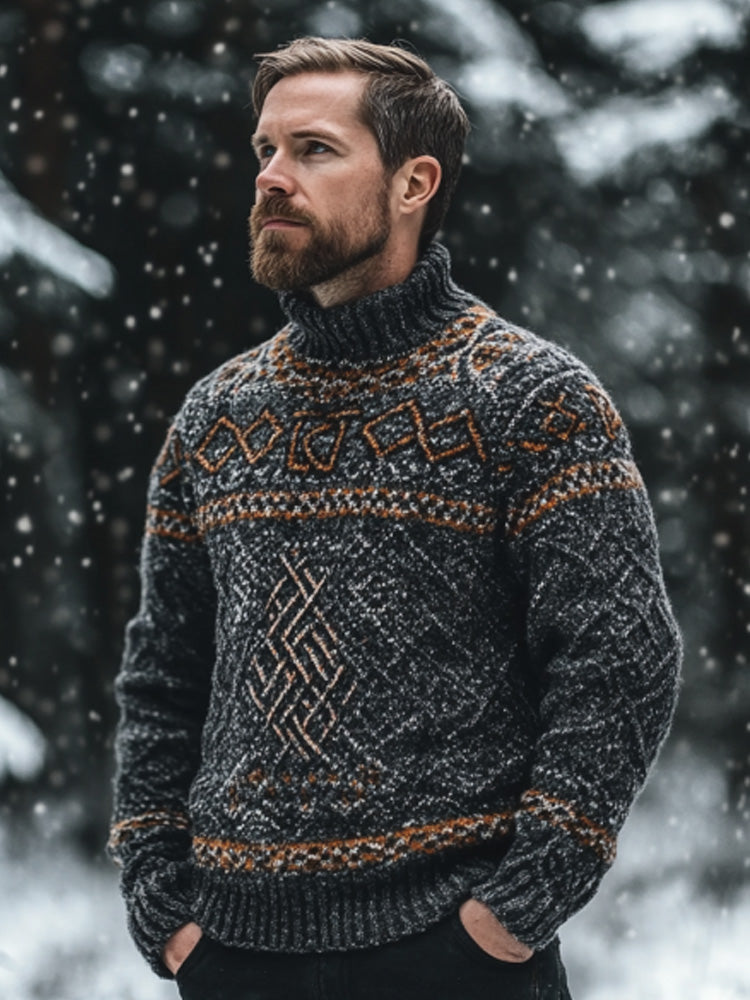 Pull au design réfléchi