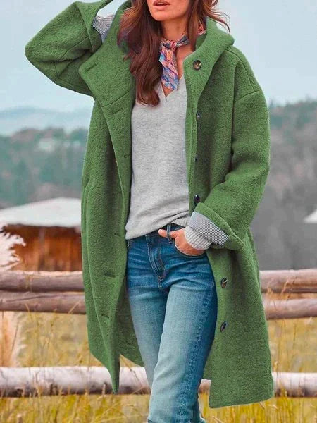 SL | Manteau en laine grande taille pour femme