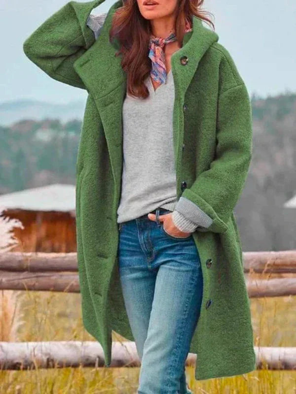 EP | veste longue élégante en tweed