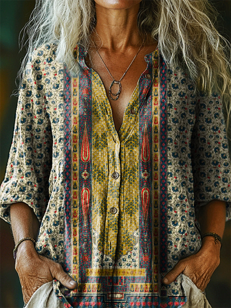 Chemise au design réfléchi