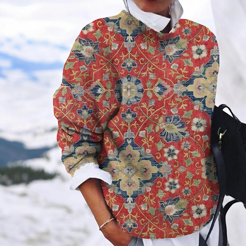 Pull au design réfléchi