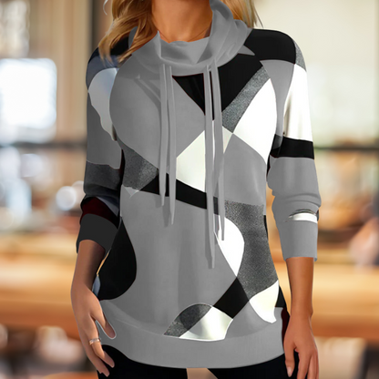 Pull au design réfléchi