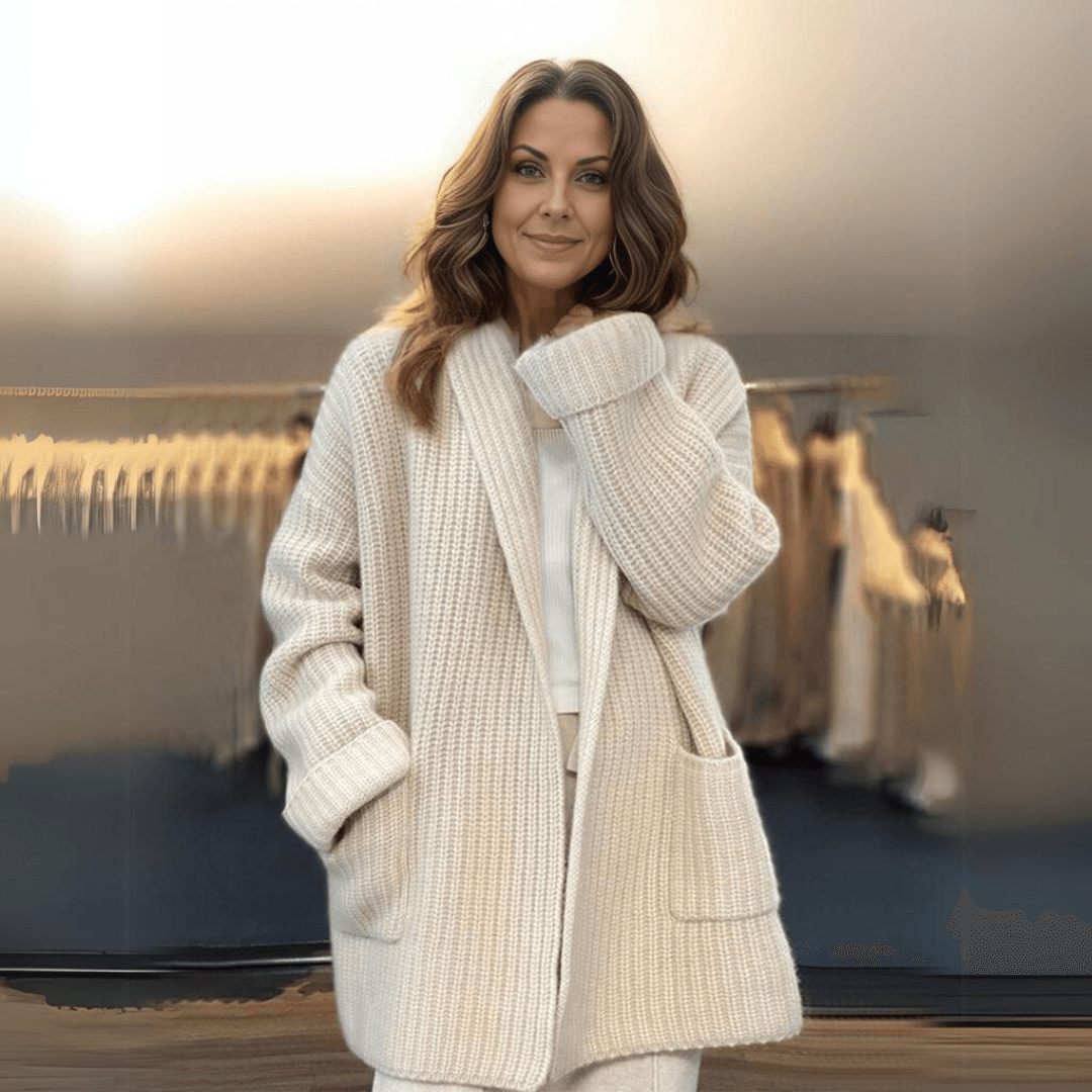 EP | Manteau tricoté doux pour femmes