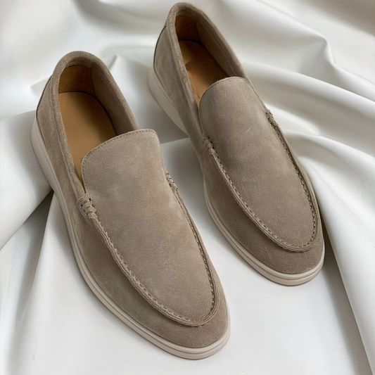 SL | Hommes Chaussures de loisirs en daim Loafer Slip On