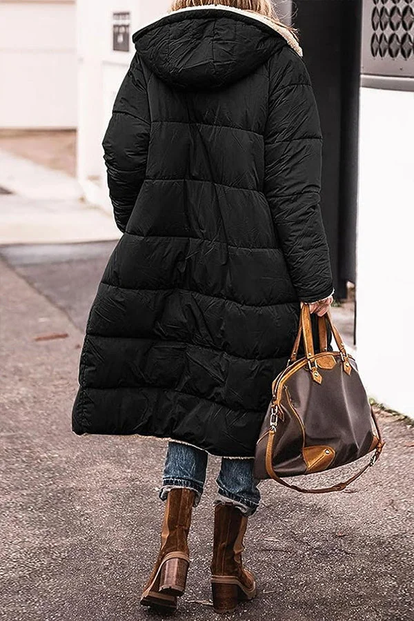 EP | Veste tendance avec capuche et col accentué