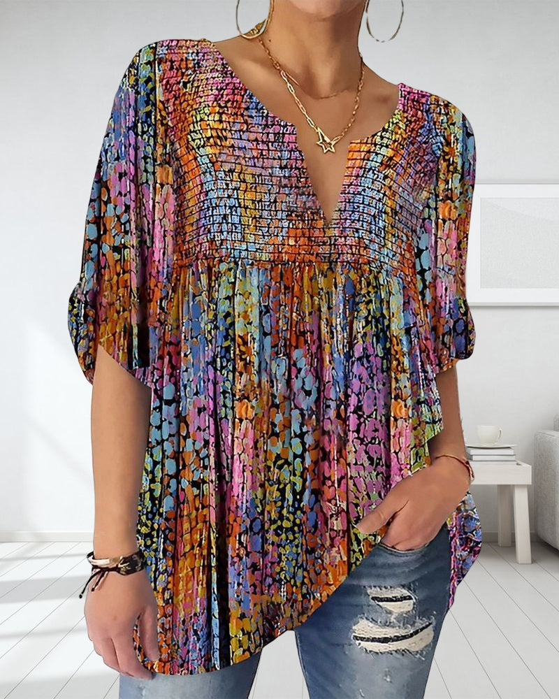 SL | Blouse avec col en V