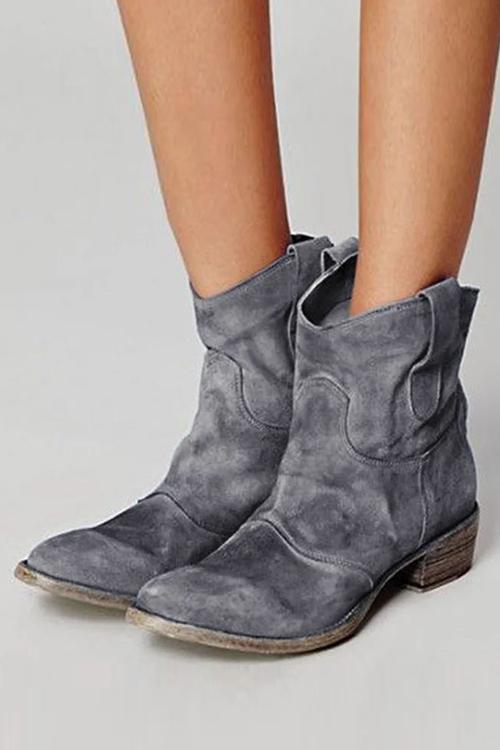 SL | Bottines en daim soutenues