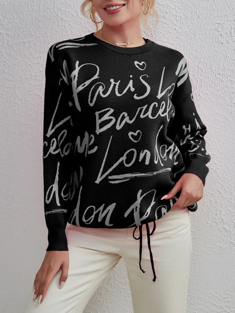 Pull au design réfléchi