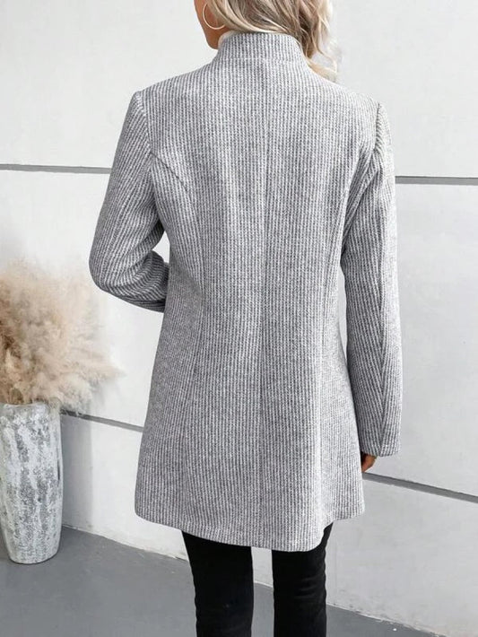 EP | Blazer gris avec poches et manches longues