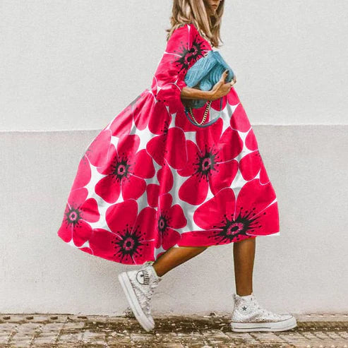 SL | Robe midi florale