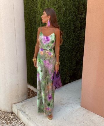 SL | Robe longue avec écharpe amovible