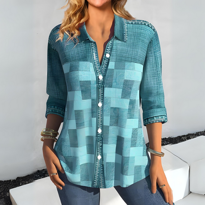 SL | chemise avec manches quart boutonnées