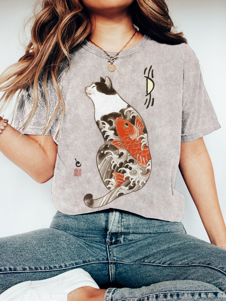 T-Shirt au design réfléchi