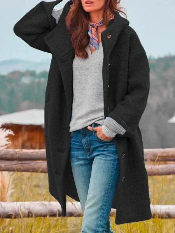 EP | veste longue élégante en tweed