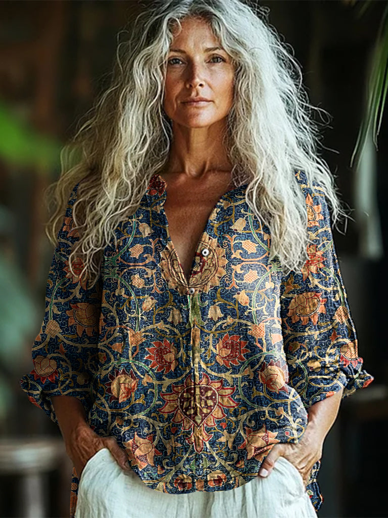 Chemise au design réfléchi