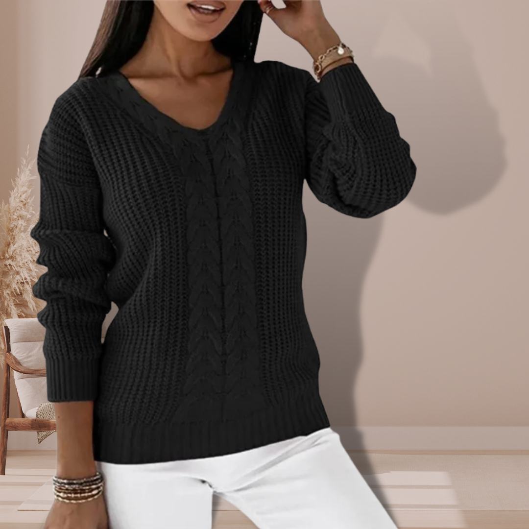 Pull au design réfléchi