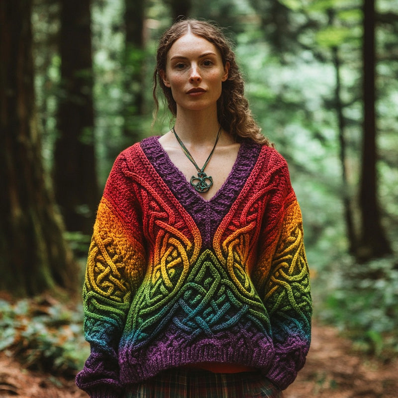 Pull au design réfléchi