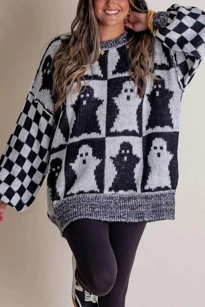 Pull au design réfléchi