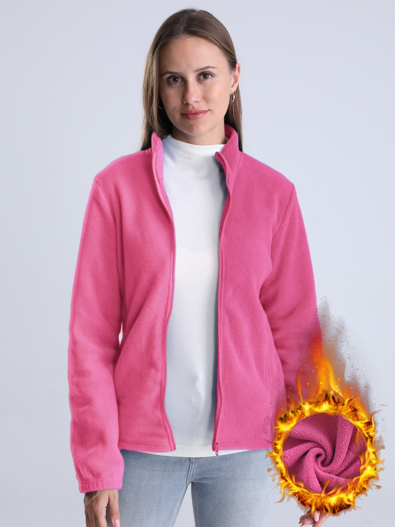 EP | Veste simple, doublée de peluche, avec fermeture éclair et poches