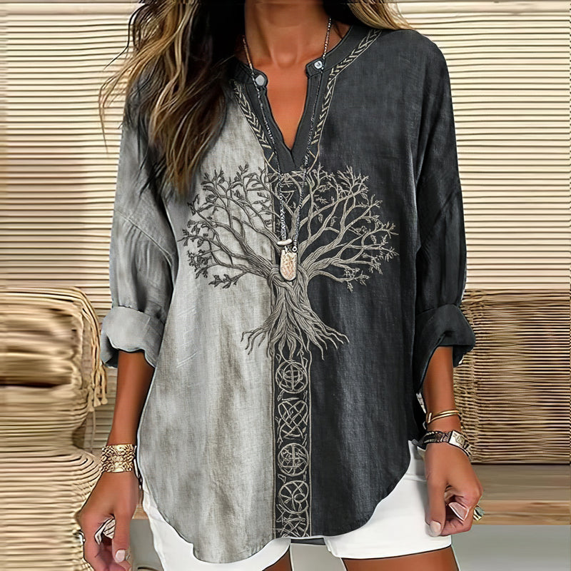 Chemise au style vintage intemporel