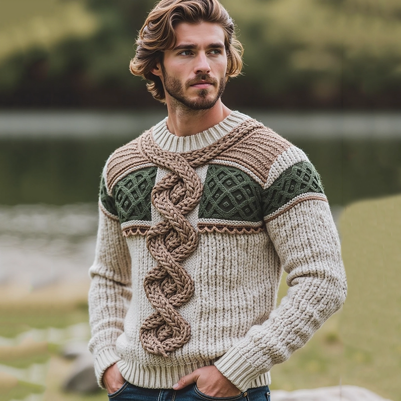 Pull au design classique