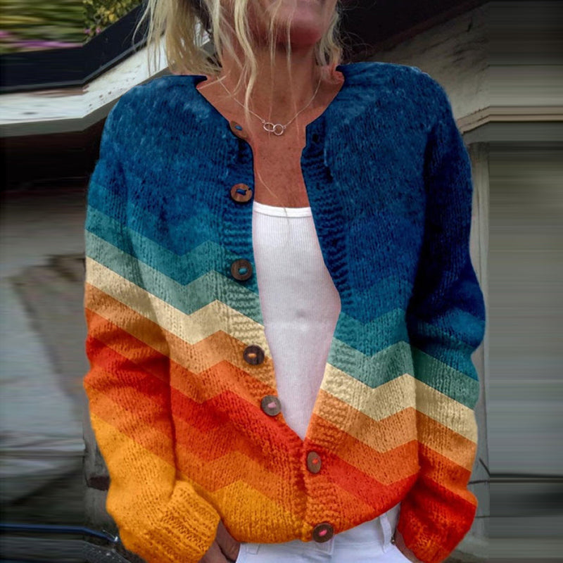 Cardigan au design réfléchi