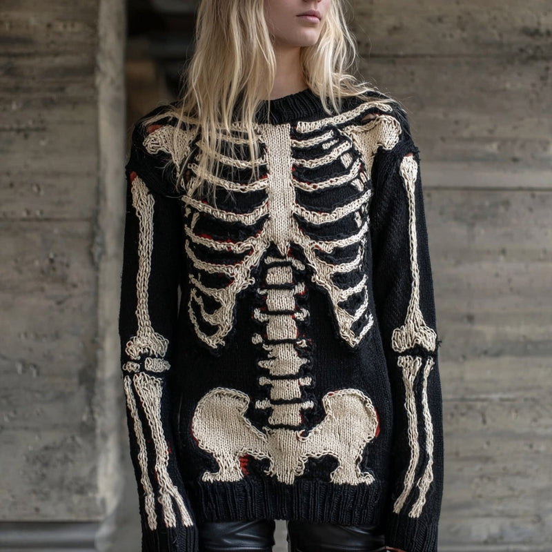 Pull au design réfléchi