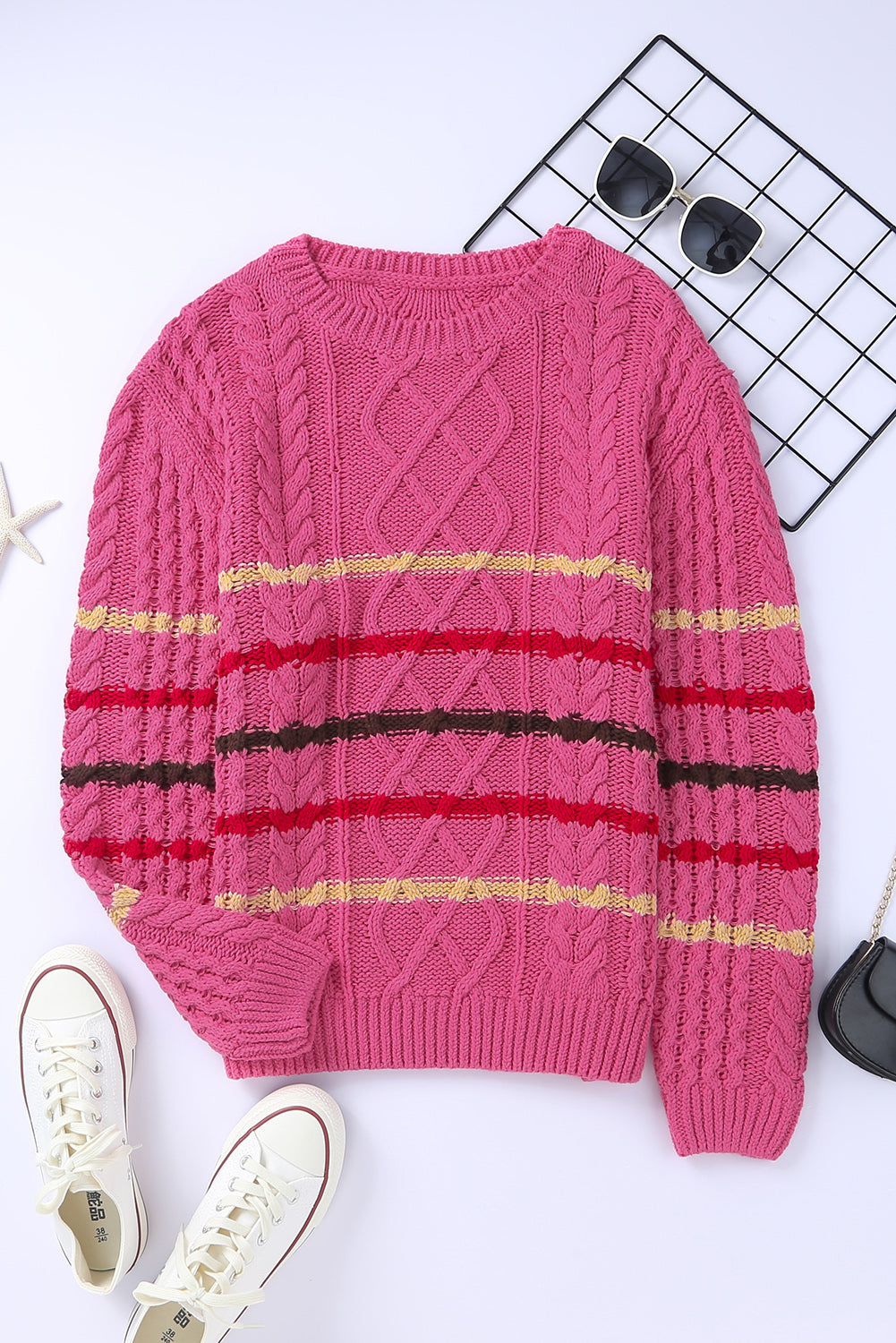Pull au design réfléchi