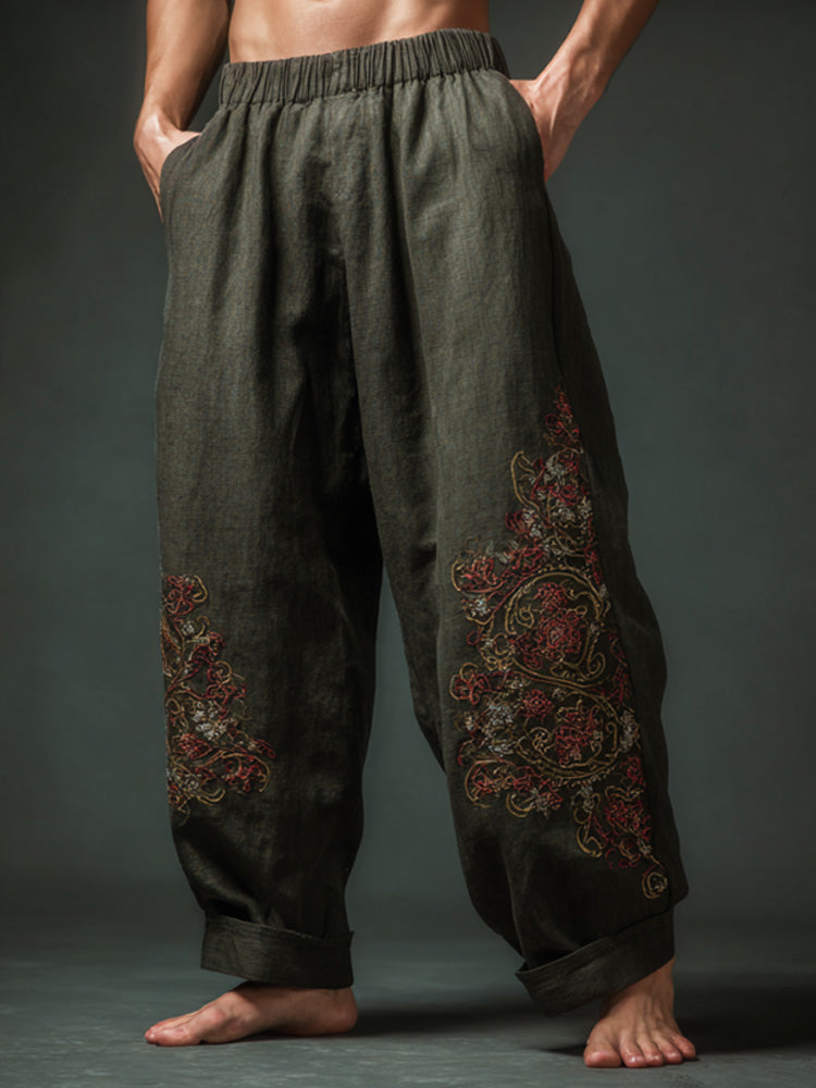 Pantalon au style vintage intemporel