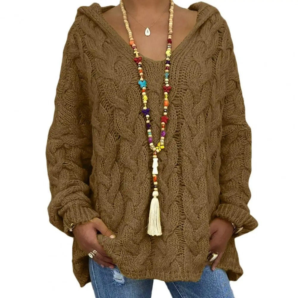 EP | Sweat à capuche avec col en V