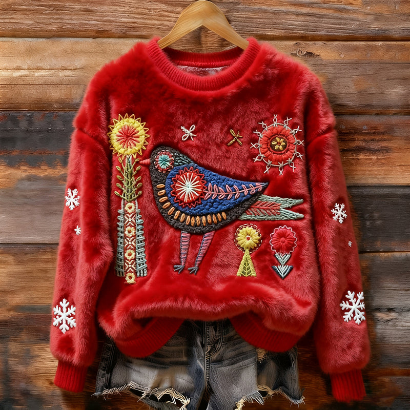 Pull au design réfléchi