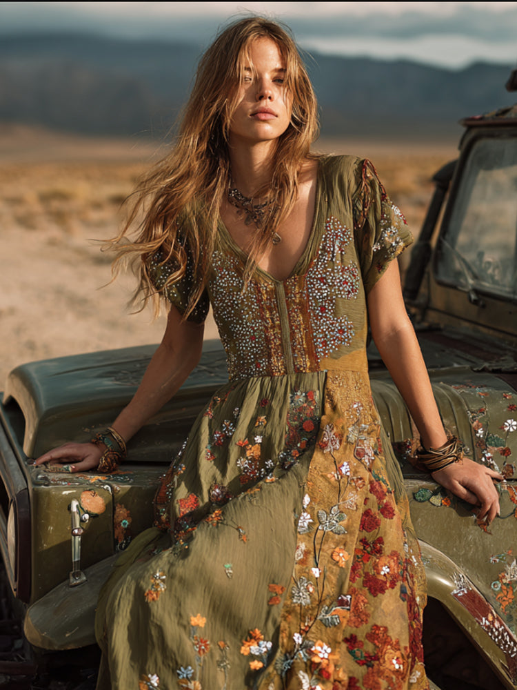 Robe magnifiquement confectionné