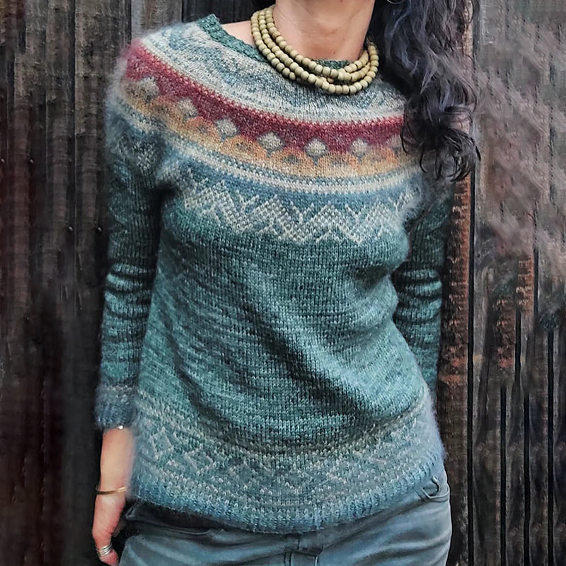 Pull au design réfléchi