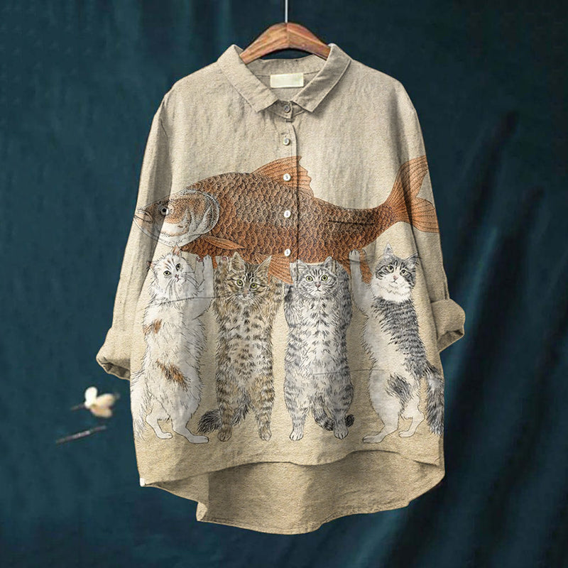 Chemise au style vintage intemporel
