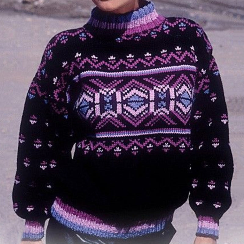 Pull au design réfléchi