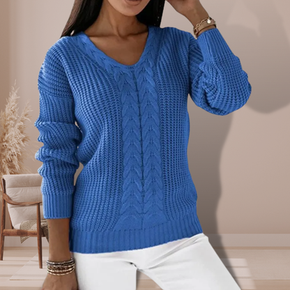 Pull au design réfléchi