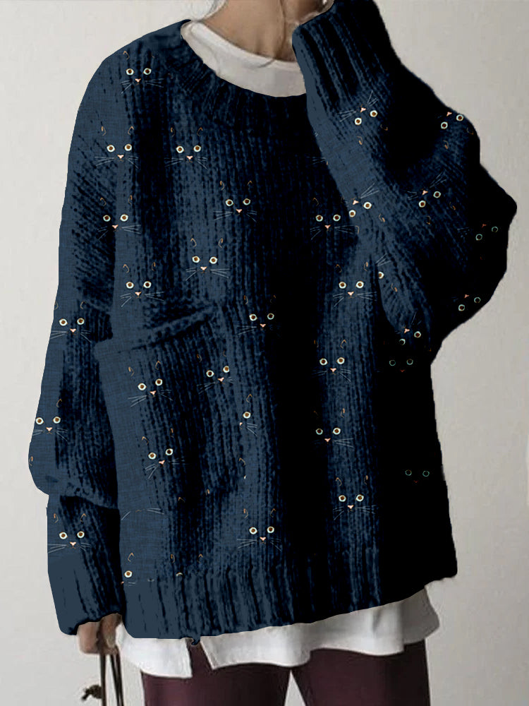 Pull au design réfléchi