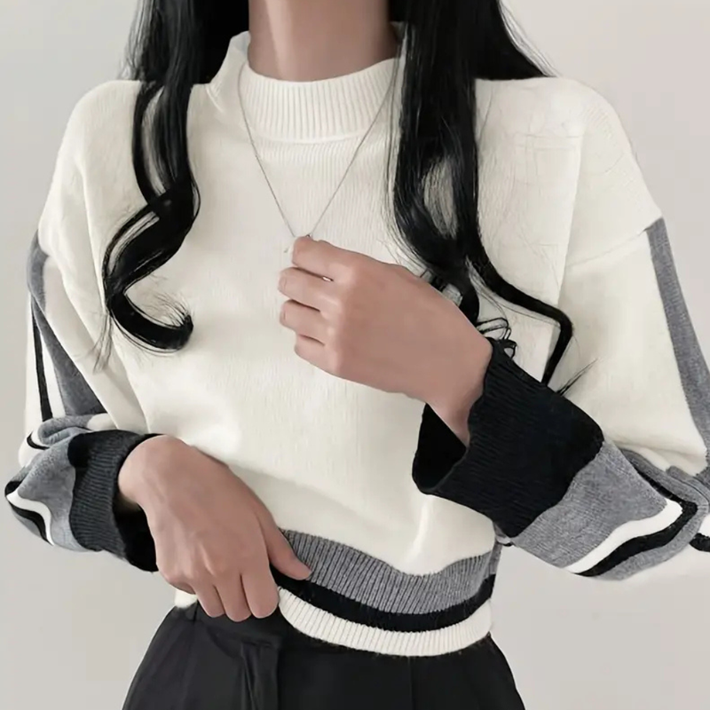 Pull au design réfléchi