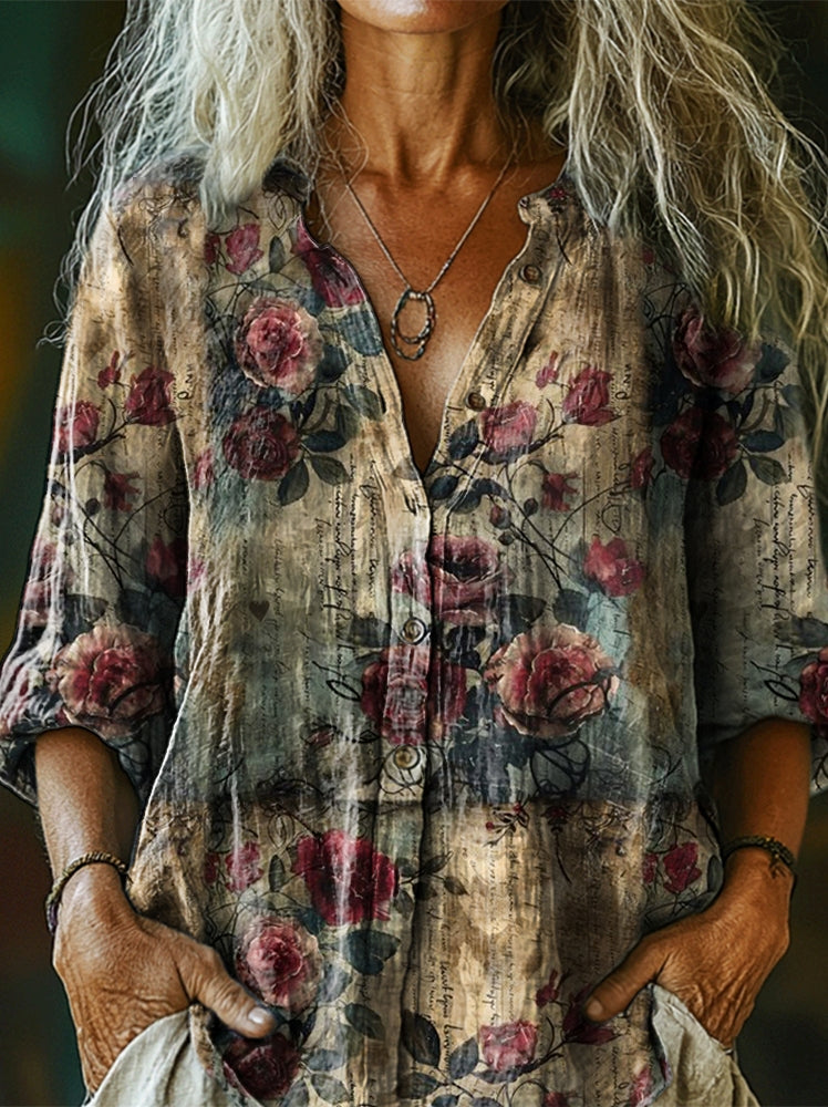Chemise au design réfléchi